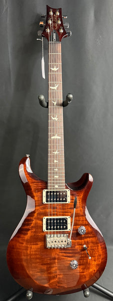 PRS S2 Custom 24 Electric Guitar Burnt Amber Smokeburst Finish w/ Case