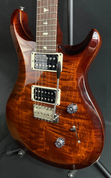 PRS S2 Custom 24 Electric Guitar Burnt Amber Smokeburst Finish w/ Case