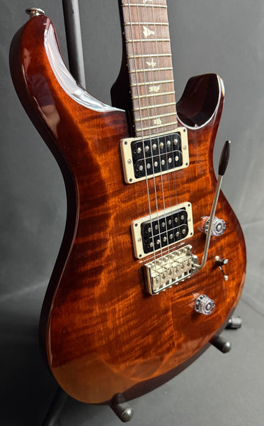 PRS S2 Custom 24 Electric Guitar Burnt Amber Smokeburst Finish w/ Case