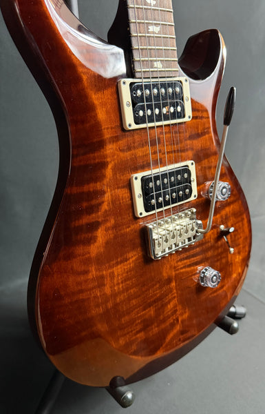 PRS S2 Custom 24 Electric Guitar Burnt Amber Smokeburst Finish w/ Case