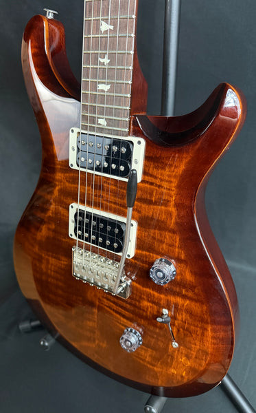 PRS S2 Custom 24 Electric Guitar Burnt Amber Smokeburst Finish w/ Case