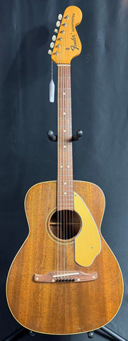 Vintage 1965 Fender Newporter Concert Acoustic Guitar Mahogany Finish