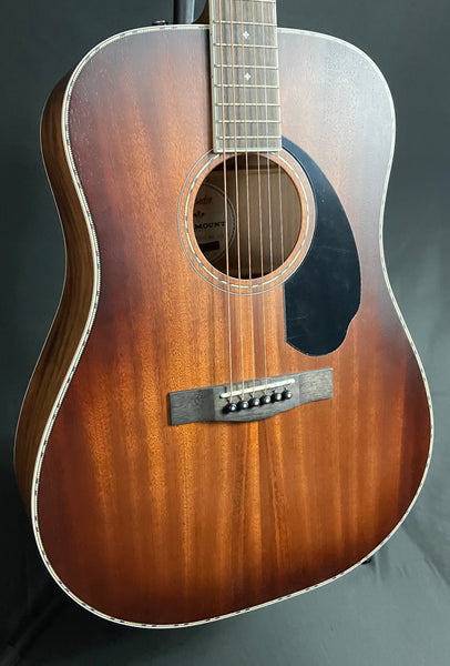 Fender PD-220E Dreadnought Acoustic-Electric Guitar Aged Cognac Burst w/ OHSC