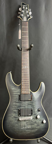 Schecter C-1 Platinum Electric Guitar See-Thru Black Satin Finish