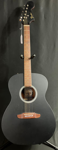 Fender Monterey Standard Concert Acoustic-Electric Guitar Black Satin