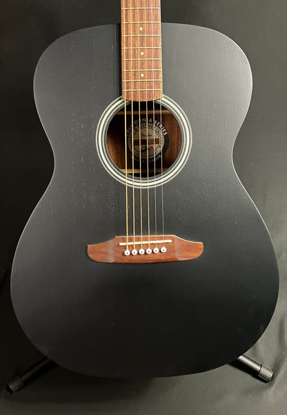 Fender Monterey Standard Concert Acoustic-Electric Guitar Black Satin