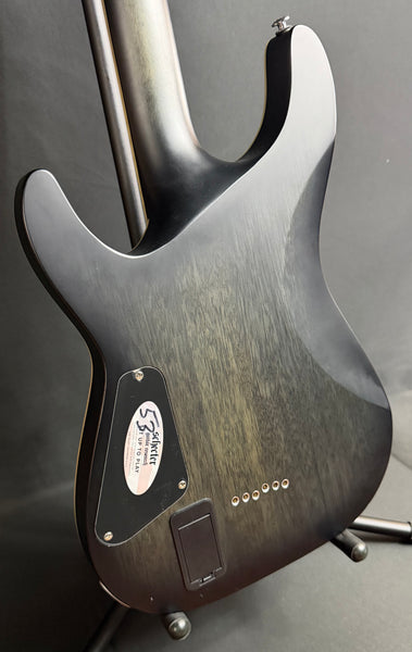 Schecter C-1 Platinum Electric Guitar See-Thru Black Satin Finish