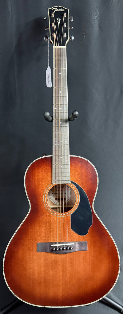 Fender PS-220E Paramount Parlor Acoustic-Electric Guitar Aged Cognac Burst w/ OHSC (701)