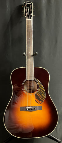 Fender PD-220E Paramount Dreadnought Acoustic-Electric Guitar Vintage Sunburst w/ OHSC
