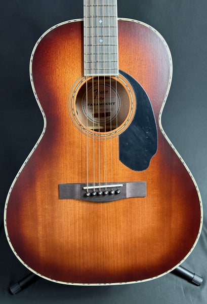 Fender PS-220E Paramount Parlor Acoustic-Electric Guitar Aged Cognac Burst w/ OHSC (709)