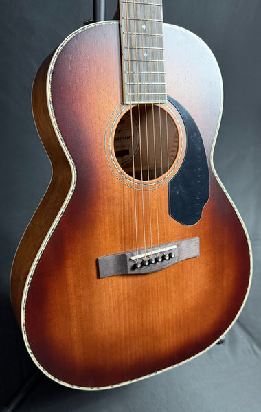 Fender PS-220E Paramount Parlor Acoustic-Electric Guitar Aged Cognac Burst w/ OHSC (709)