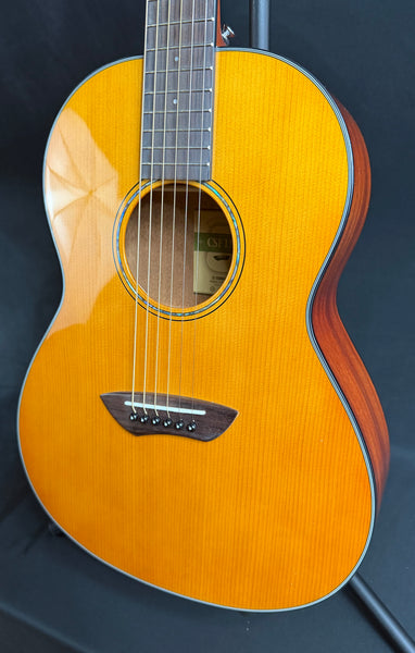 Yamaha CSF1MVN Parlor Acoustic-Electric Guitar Vintage Tint w/ Gig Bag