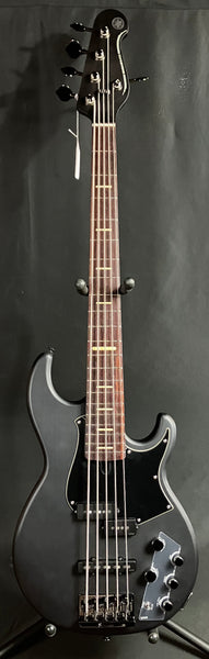 Yamaha BB735A Broad Bass 5-String Bass Guitar Translucent Matte Black w/ Gig Bag (292)