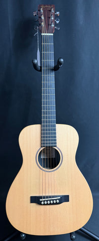 Martin LX1E Little Martin 3/4 Travel Size Acoustic-Electric Guitar Natural w/ Gig Bag