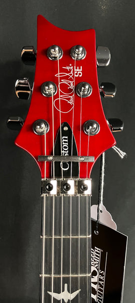 PRS SE Custom 24 "Floyd" Electric Guitar Charcoal Cherry Burst Finish w/ Gig Bag