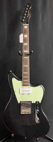 Squier FSR Paranormal Offset Telecaster SJ Electric Guitar Charcoal Frost Metallic