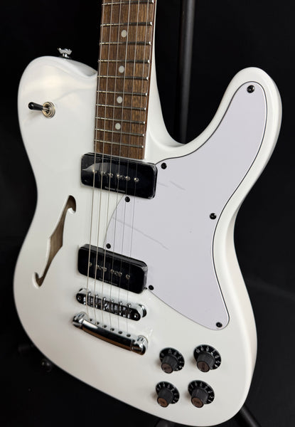 Fender Jim Adkins JA-90 Thinline Telecaster Electric Guitar Gloss White (507)
