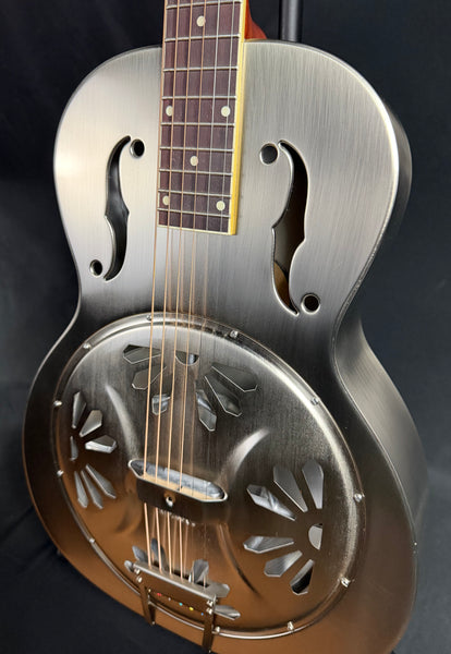 Gretsch G9221 Bobtail Steel Body Round Neck Resonator Guitar w/ Fishman Nashville Pickup