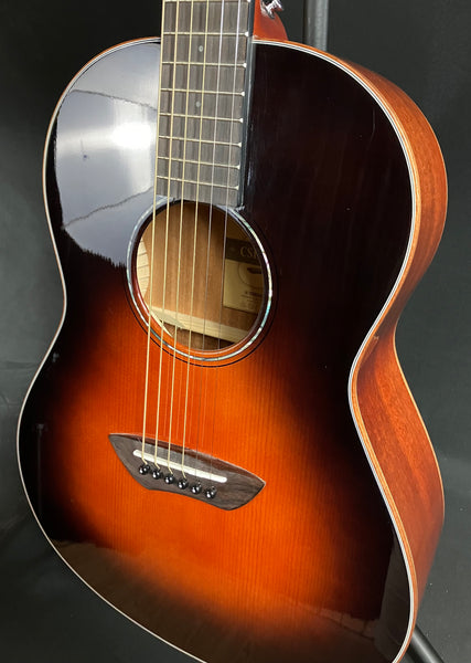 Yamaha CSF3M All-Solid Parlor Acoustic-Electric Guitar Tobacco Sunburst w/ Case