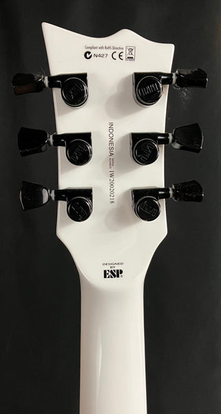 ESP LTD James Hetfield Iron Cross Electric Guitar Gloss White w/ Case