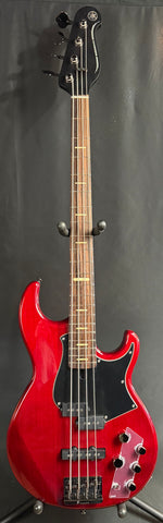 Yamaha BB734A Broad Bass 4-String Bass Guitar Fired Red Finish w/ Gig Bag (036)