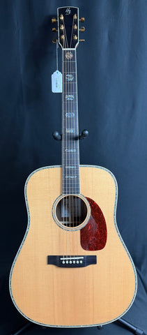 Harley Benton CLD-41S WN Walnut Dreadnought Acoustic Guitar Natural w/ K&K Pickup
