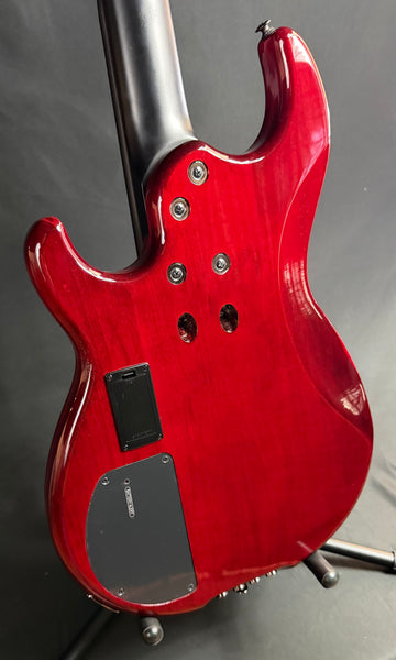 Yamaha BB734A Broad Bass 4-String Bass Guitar Fired Red Finish w/ Gig Bag (036)