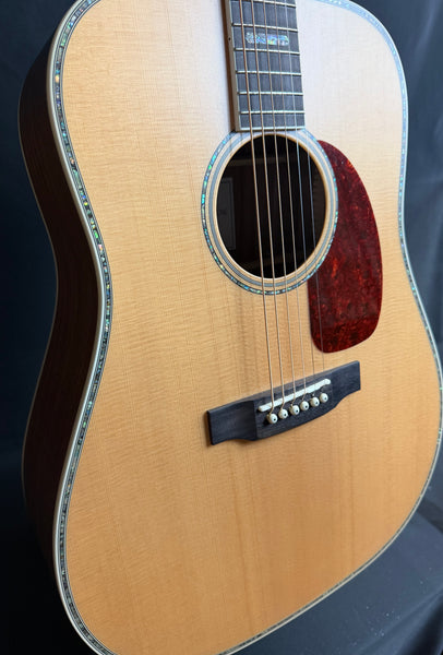 Harley Benton CLD-41S WN Walnut Dreadnought Acoustic Guitar Natural w/ K&K Pickup