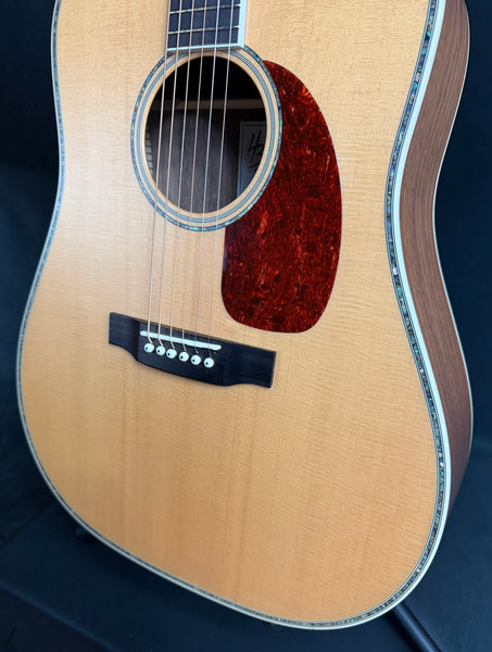 Harley Benton CLD-41S WN Walnut Dreadnought Acoustic Guitar Natural w/ K&K Pickup