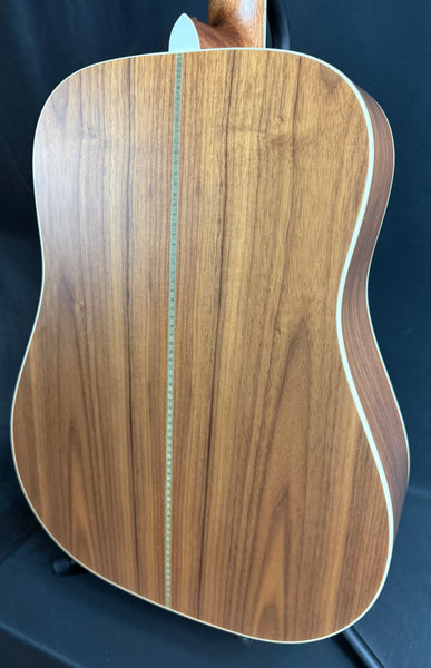 Harley Benton CLD-41S WN Walnut Dreadnought Acoustic Guitar Natural w/ K&K Pickup