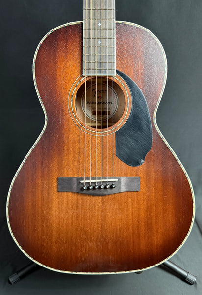 Fender PS-220E Paramount Parlor Acoustic-Electric Guitar Aged Cognac Burst w/ OHSC (738)