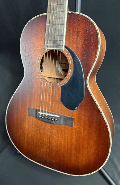 Fender PS-220E Paramount Parlor Acoustic-Electric Guitar Aged Cognac Burst w/ OHSC (738)