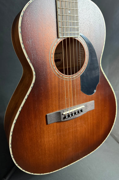 Fender PS-220E Paramount Parlor Acoustic-Electric Guitar Aged Cognac Burst w/ OHSC (738)