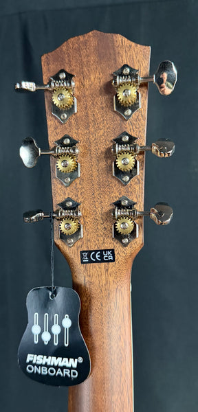 Fender PS-220E Paramount Parlor Acoustic-Electric Guitar Aged Cognac Burst w/ OHSC (738)