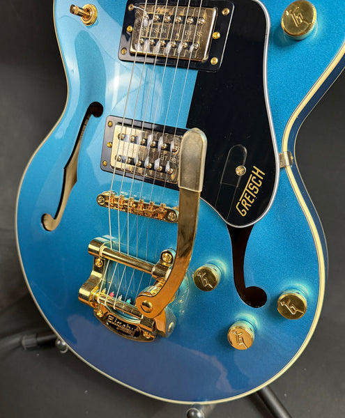 Gretsch G2655TG Streamliner Center Block Jr. Semi-Hollow Electric Guitar Riviera Blue