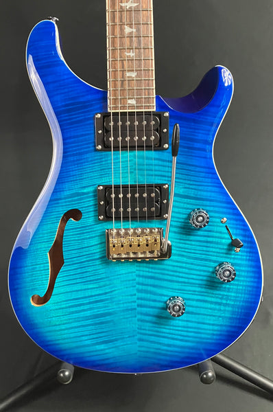 Schecter Omen Elite-6 FR Electric Guitar See-Thru Blue Burst Finish