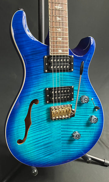 Schecter Omen Elite-6 FR Electric Guitar See-Thru Blue Burst Finish