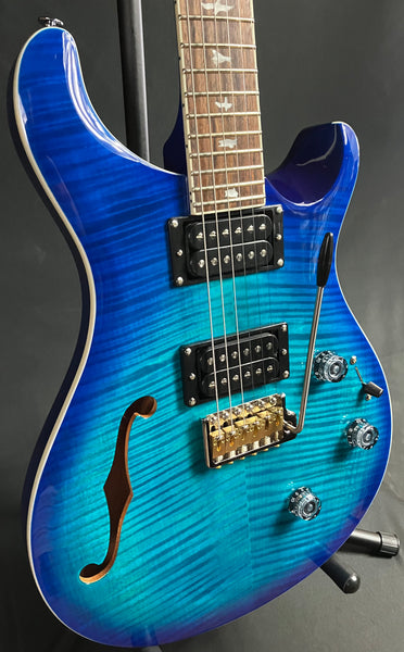 Schecter Omen Elite-6 FR Electric Guitar See-Thru Blue Burst Finish