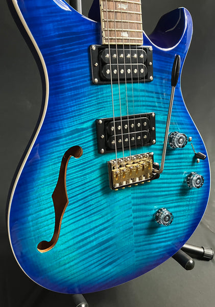 Schecter Omen Elite-6 FR Electric Guitar See-Thru Blue Burst Finish