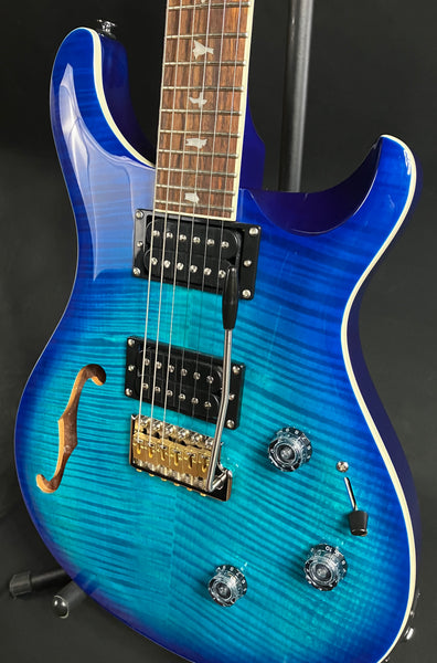 Schecter Omen Elite-6 FR Electric Guitar See-Thru Blue Burst Finish
