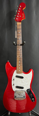Fender MG-69 '69 Reissue Mustang Electric Guitar Candy Apple Red Finish w/ Gig Bag