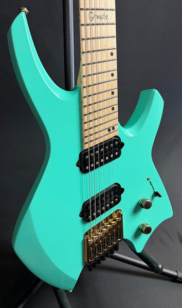 Ormsby Goliath GTR 7 7-String Multiscale Headless Electric Guitar Seafoam Green w/ Gig Bag