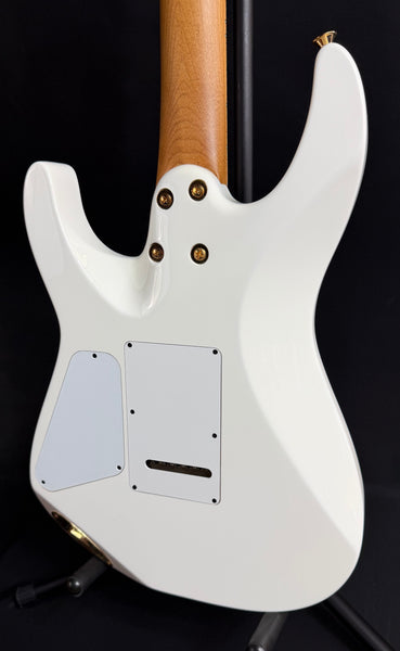 Charvel Pro-Mod DK24 HSS 2PT CM Electric Guitar Snow White w/ Gold Hardware