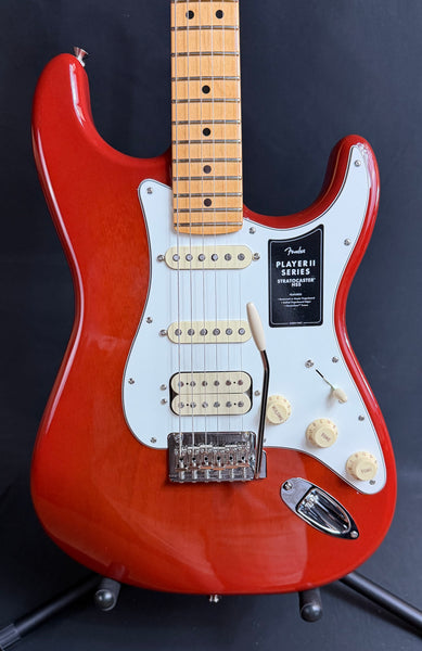 Fender Player II Stratocaster HSS Electric Guitar Transparent Mocha Burst Finish