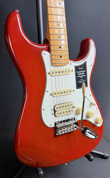 Fender Player II Stratocaster HSS Electric Guitar Transparent Mocha Burst Finish