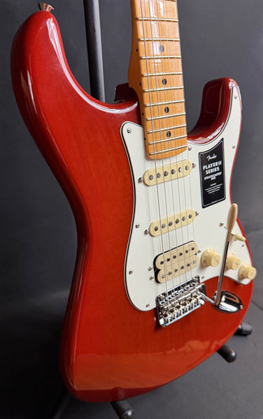 Fender Player II Stratocaster HSS Electric Guitar Transparent Mocha Burst Finish