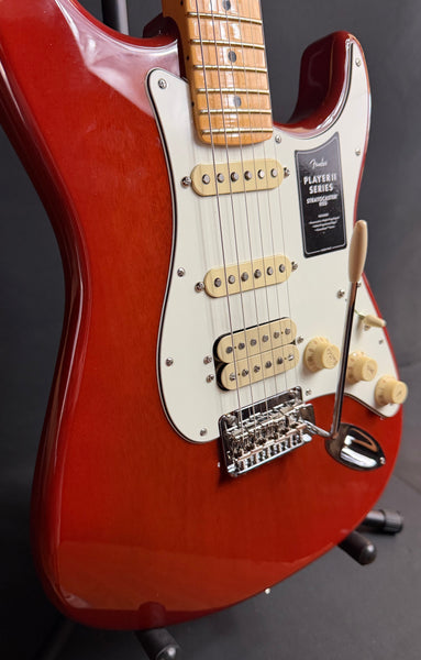 Fender Player II Stratocaster HSS Electric Guitar Transparent Mocha Burst Finish