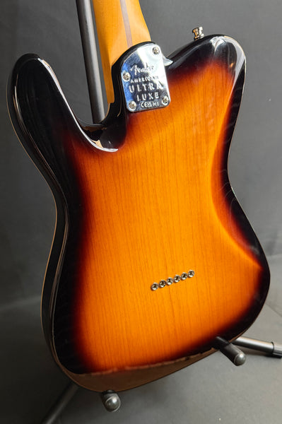 Fender American Ultra Luxe Telecaster Electric Guitar 2-Color Sunburst w/ OHSC (399)