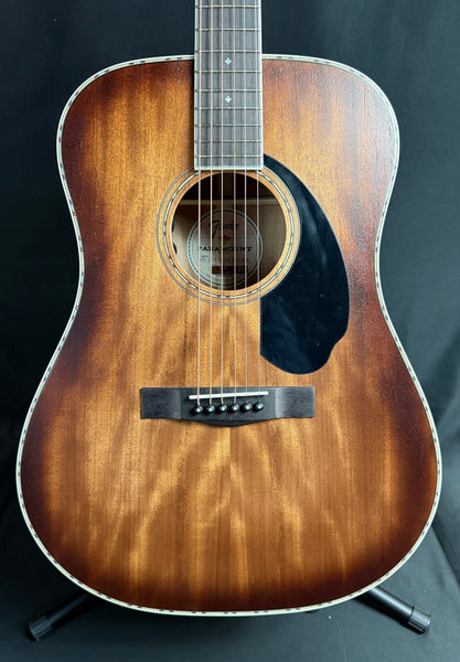 Fender PD-220E Dreadnought Acoustic-Electric Guitar Aged Cognac Burst w/ OHSC (215)