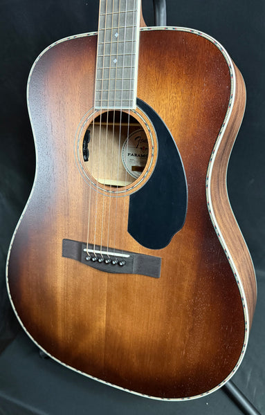 Fender PD-220E Dreadnought Acoustic-Electric Guitar Aged Cognac Burst w/ OHSC (667)